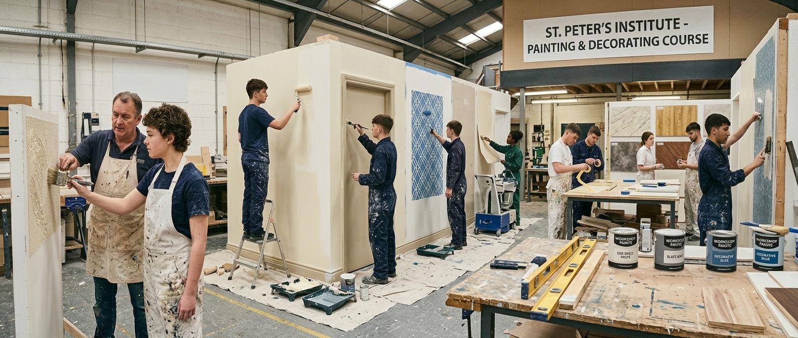 Painting and decorating practical training